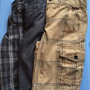 3 pair boys cargo shorts